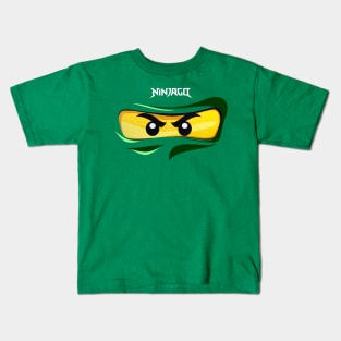 Ninjago Eyes GREEN Ninja FanArt FanMade Kids T-Shirt